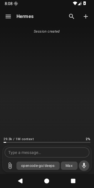 Hermes Mobile chat